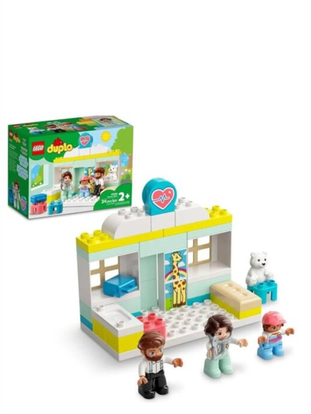Lego Duplo Doctor Visit 10968 Large Bricks Building Set New In Box